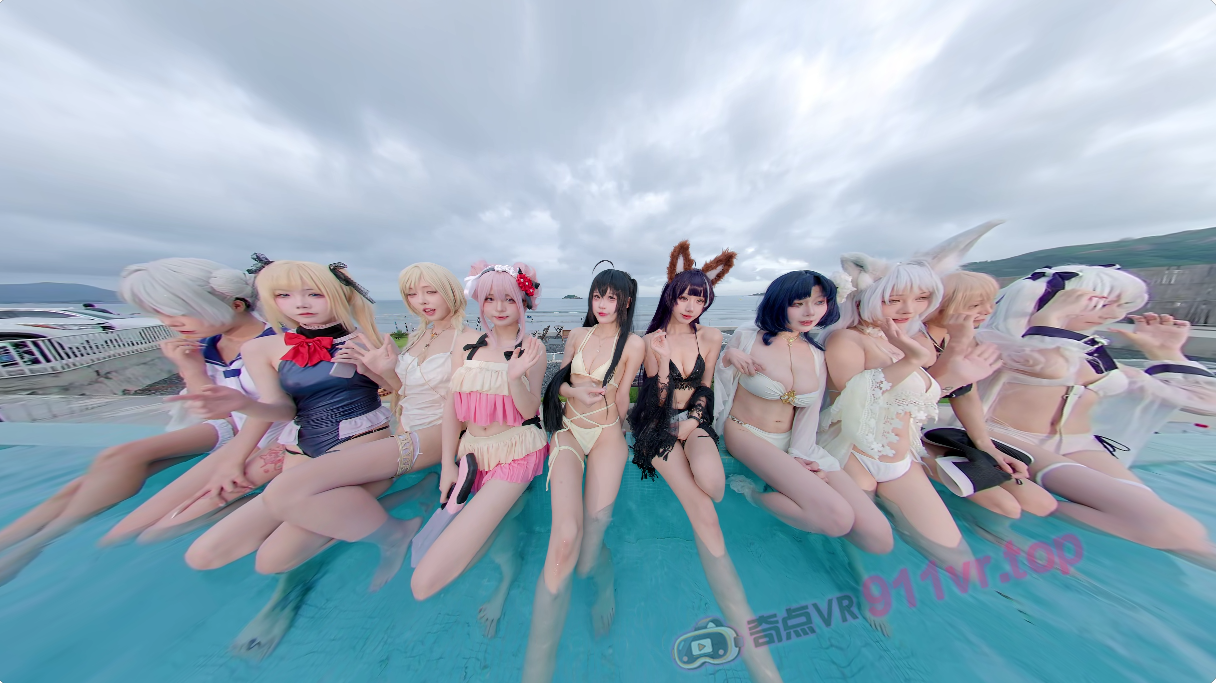 Pool Bikini Party combination-奇点VR