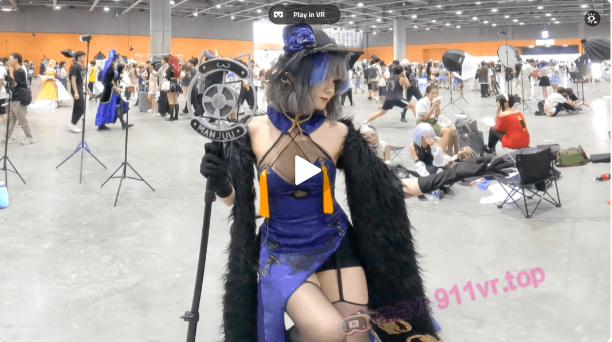guangzhou馆内cosplay拍摄-奇点VR