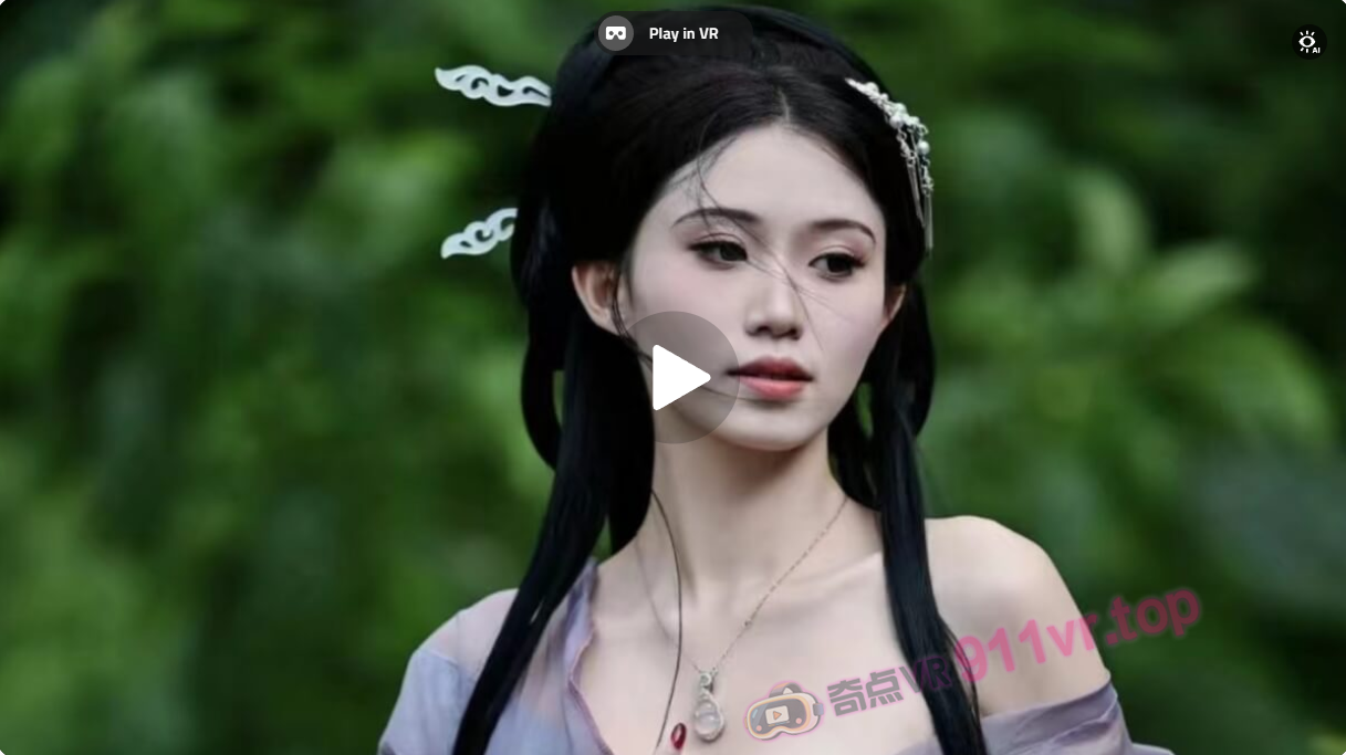 穿战国袍的绝世美人国庆献上舞蹈-奇点VR